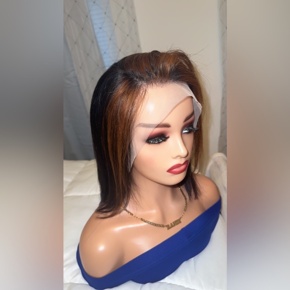 Blonde patch Bob wig unit - Picture 10 of 12